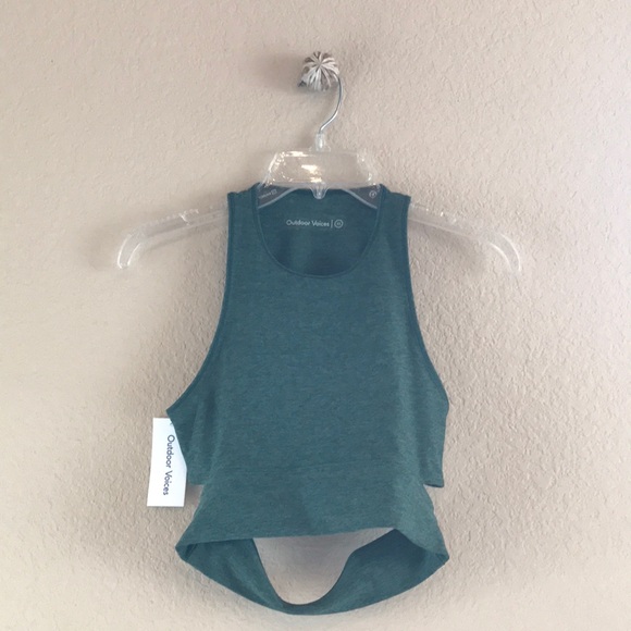 Outdoor Voices Slashback Crop, NWT. Xs - Picture 2 of 8